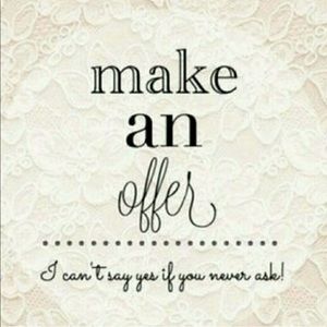 Reasonable offers accepted!